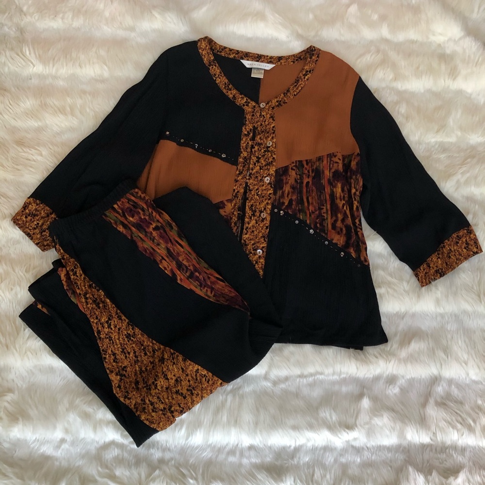 Napa Valley Blouse & Skirt Set